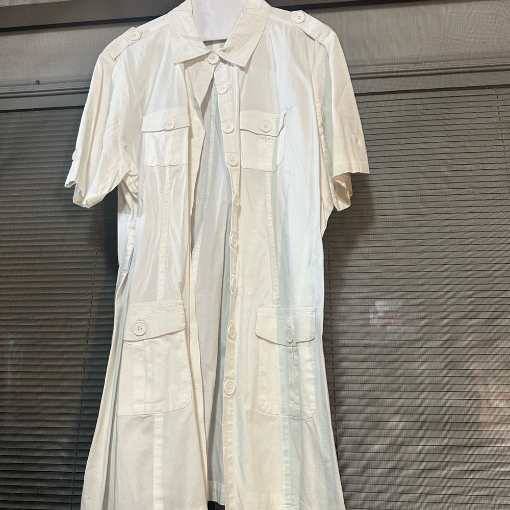 White Blouse Dress